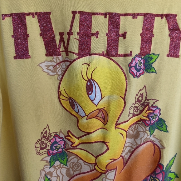 Happy Tweety Vintage Yellow Tee - Picture 3 of 7
